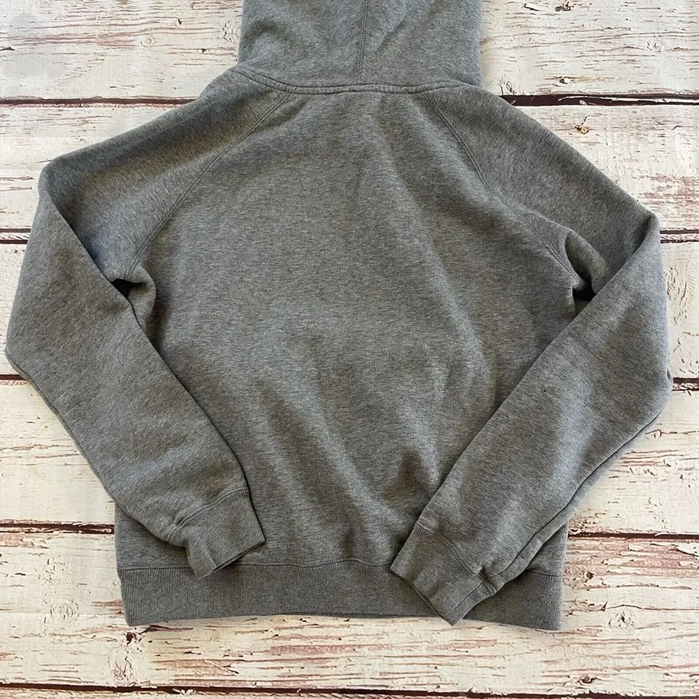 Nike Women's‎ Hoodie Pullover Size Medium Activewear Gray Orange Tag